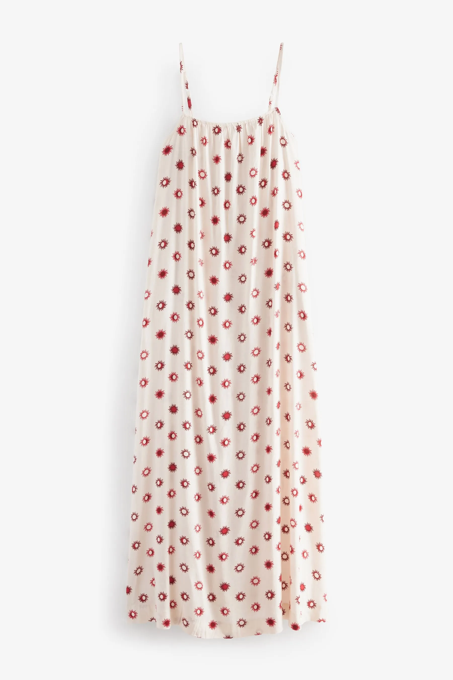 Abito maxi in lino con allacciatura sul retro