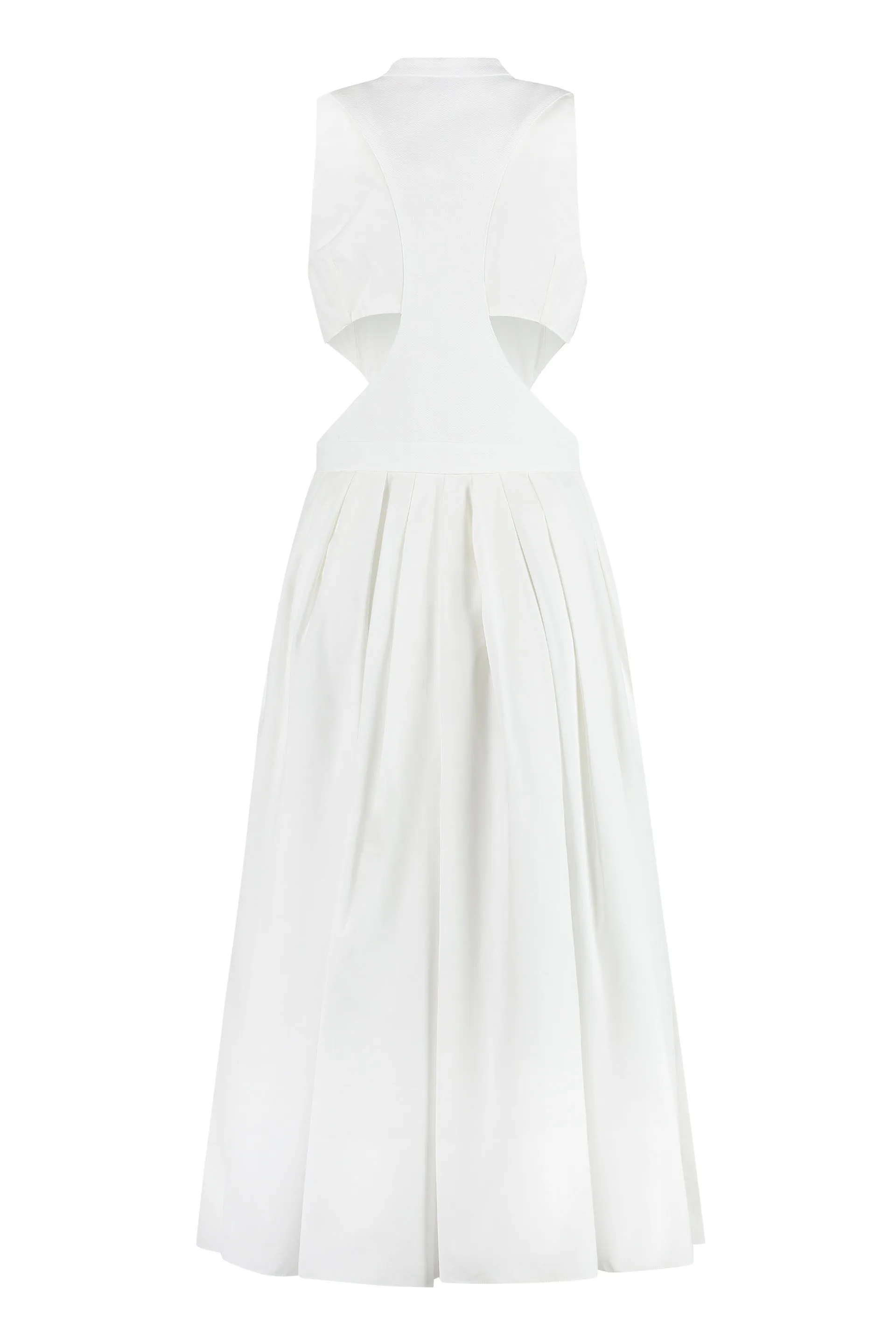 Alexander McQueen Maxi abito in cotone