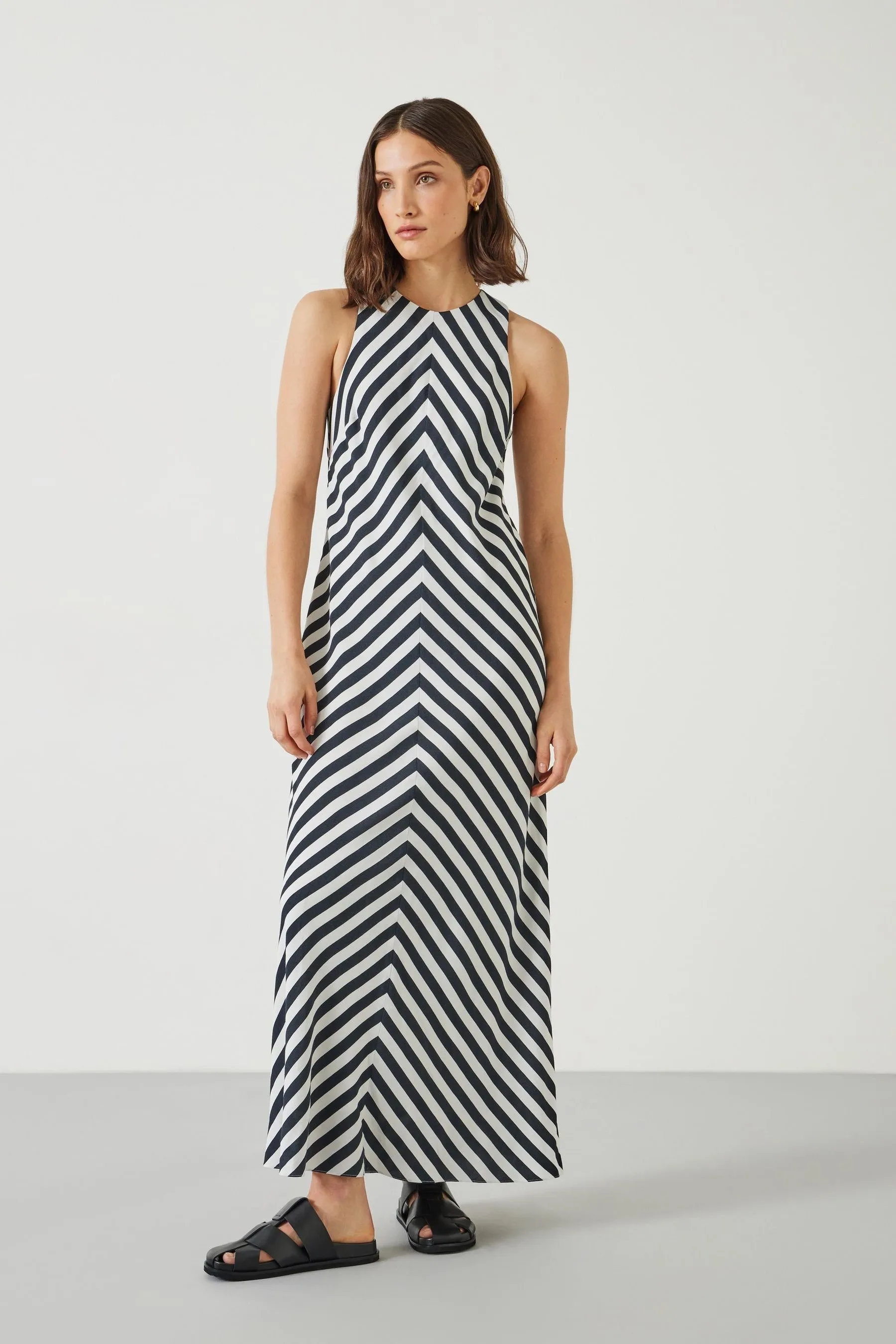 Hush - Imani - Abito maxi con A righe