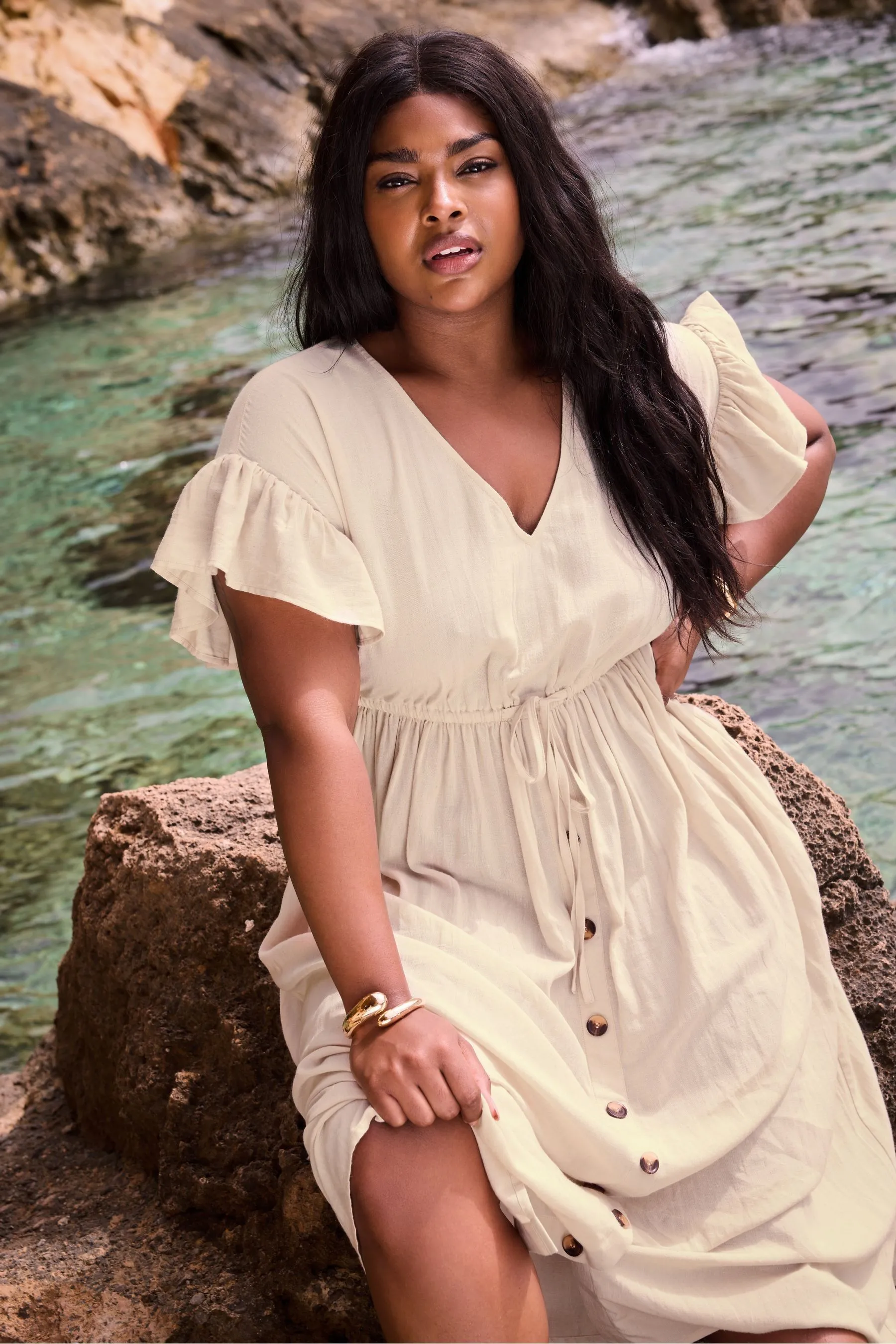Yours Curve - Abito maxi boho